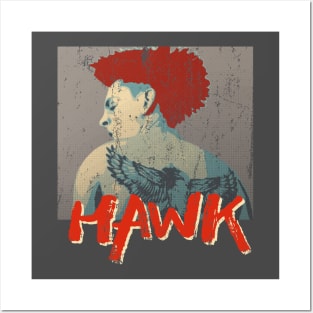 hawk grunge cool Posters and Art